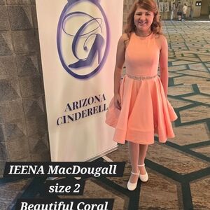Mac Duggal Coral Dress Formal Pageant